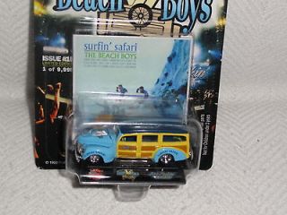 BEACH BOYS HOT ROCKIN 1/64 SCALE WOODY WAGON ONLY LE 9,999 # 18 IN