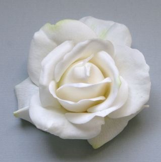 Rose Hair Flower. Bridal Clip Barrette Brooch Fascinator Comb Wedding