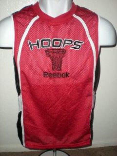 NEW IRREGULAR Reebok Hoops YOUTH Medium Basketball Jersey THi