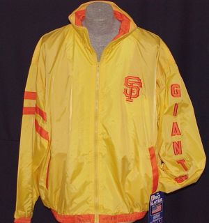 Vintage 90s MLB San Francisco SF GIANTS Pro PLAYER Yellow SEWN Logo