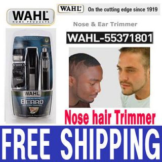 Wahl 5537 1801 Cordless Battery Operated Beard Trimmer Ear/Nose/Brow