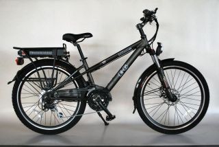 EX 26 ELECTRIC BIKE BICYCLE MOPED   350W MOTOR, 36V BATTERY   GREY