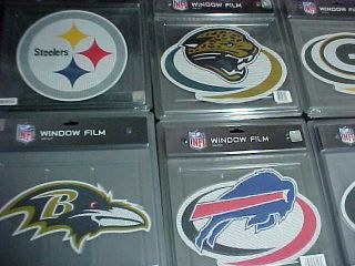 NFL DIE CUT WINDOW FILM ,,CHOOSE YOUR TEAM, YOU ARE BUYING ONE