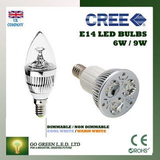 6W/9W DIMMABLE CREE LED SPOTLIGHT/CAND LE LIGHT HOME CEILING CW WW DAY