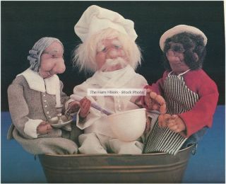 PATTERN Rub A Dub Dub 3 Man In A Tub Soft Sculpture Dolls TO SEW