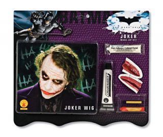 THE DARK KNIGHT Batman Joker Makeup+Wig Costume Kit