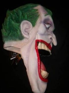 Batman Begins Joker Latex Mask   NWT
