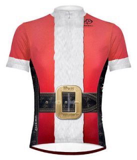 SALE Santa Claus Christmas Cycling Jersey Mens Primal Wear short