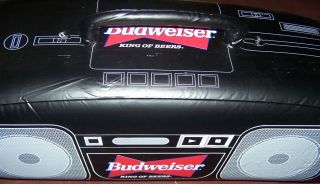 Budweiser 36x12Vinyl Inflatable Stereo Great 4 Parties MAN CAVE