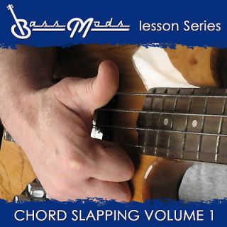 Slap bass Lessons Chord Slapping Vol1 Bass guitar dvd