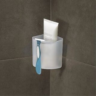 Umbra MESA Shower Corner Bin, Small with razor holder