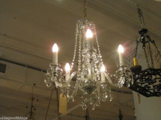 Waterford restored chandelier with Czech crystals