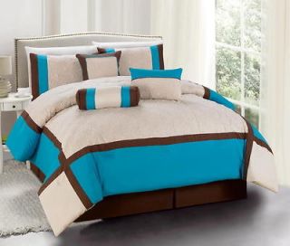 turquoise bedding
