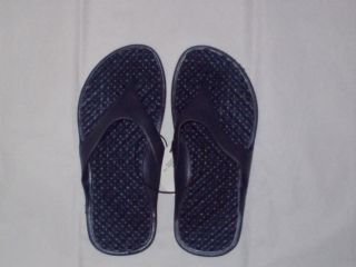 Boys Navy Blue Comfort Sport Flip Flops With Bubble Foot Bed size M