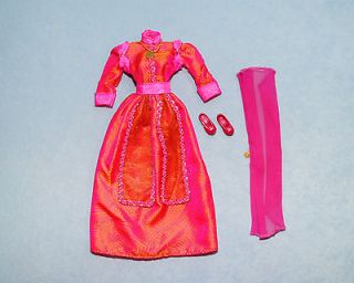 Morocco DOTW Outfit Hot Pink & Orange Dress BARBIE w/ Shoes   NEW