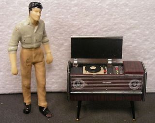 VINTAGE RECORD PLAYER DIORAMA ACCESSORIES 124 (G) Scale MIP