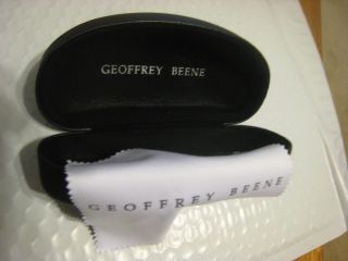 Geoffrey Beene Eyeglass Case New Mens Large size With Cleaning