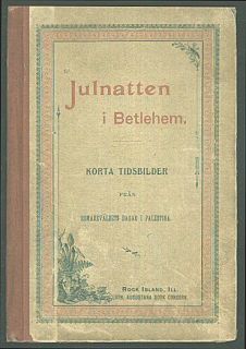 Julnatten i Betlehem Illustrd 1898 Lutheran Childrens Christmas Book