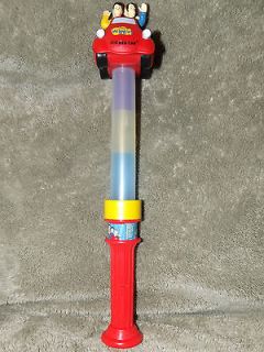 THE WIGGLES LIVE LIGHT UP LIGHT WAND STICK  WIGGLES SHOW BIG RED CAR