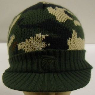 NFL Atlanta Falcons Reebok Army Camo Camouflage Visor Knit Hat OSFA