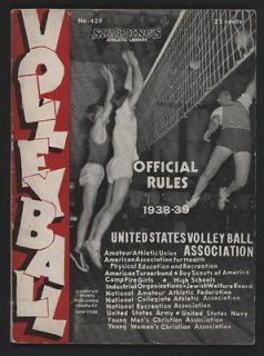  39 SPALDINGS Athletic Library   VOLLEYBALL Official Rules & Guide