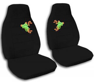 FRONT SET CAR SEAT COVERS WITH A NICE FROG CHOOSE YOUR COLOR