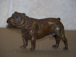 Franz Bergman* Austrian Geschutzt Bronze Bulldog c1890 1945