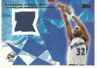 Richard Hamilton Wizards Pistons Bulls UConn 2001 02 Topps NBA All