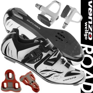 Bike For Shimano SPD SL Look Cycling Bicycle Shoes & Sealed Pedals