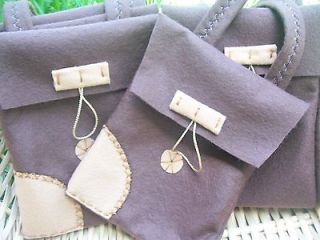 Rapunzel # Flynn Satchel ~ set of 6 felt bags~ party supplies