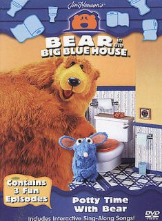 BEAR IN THE BIG BLUE HOUSE   POTTY TIME WITH BEAR   NEW DVD