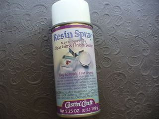Resin Spray Clear Gloss Finisher Sealer Surface Tacky Castin Craft