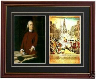 SAMUEL ADAMS Revolutionary War Boston Massacre Revere