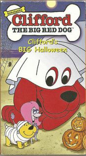 Clifford the Big Red Dog   Cliffords Big Halloween (VHS, 2002