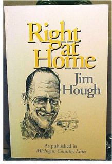 SIGNED Right At Home~Jim Hough~Michigan Country Lines~Lake Superior