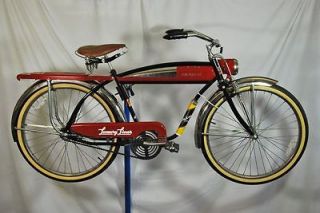 Luxury Liner Reproduction balloon tire bicycle bike Limited red