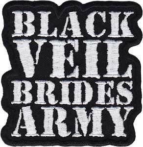 Black Veil Brides Iron On Patch Army Logo New
