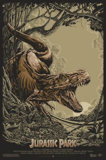 Jurassic Park by Ken Taylor SOLD OUT   Mondo Moss Englert Stout