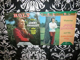 JIMMY SWAGGART 2 LP LOT HOLY IVE GOT NOTHING TO LOSE GOSPEL PIANO