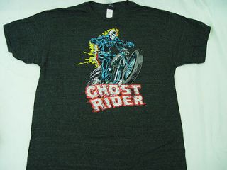 Movie Comic Marvel T shirt Bike Johnny Blaze S 2XL Retro Vintage New