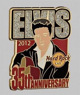 Hard Rock Cafe Online Elvis 35th Anniversary Pin New in Bag 2012