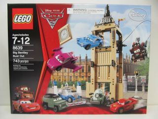 Disney PIXAR Cars 2   Big Bentley Bust Out LEGO set 8639 Ages 7 12 w