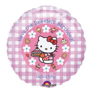 HELLO KITTY foil sweets MYLAR BALLOON ~ Birthday PARTY Supplies