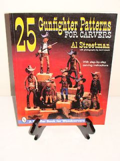 Woodcarving Book 25 Gunfighter Patterns by al streetman
