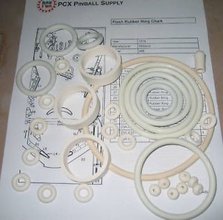 1979 Williams Flash Pinball Rubber Ring Kit