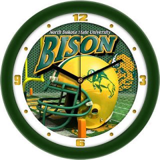 North Dakota State University Bison NDSU Wall Clock NIP