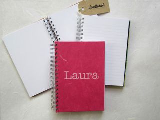 Gift A4 Handmade doodledah Notebook Blank or Lined Paper Free P&P
