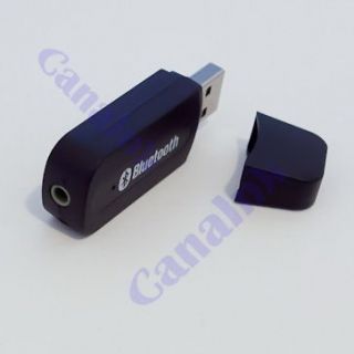 Bluetooth Wireless Receiver Adapter USB Dongle 3.5mm Stereo Music for