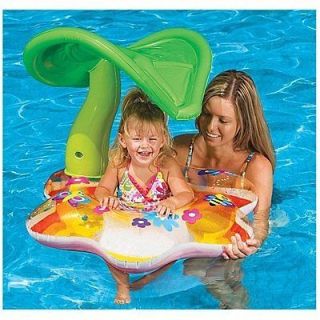 Baby Tropica Float Seat Pool Raft INTEX TUBE FUN sit in shade my baby