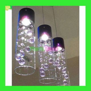 Glass Crystal Ceiling Lighting Pendant Lamp Fixture Chandelier Xmas